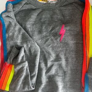 AVIATOR NATION CROPPED CREWNECK